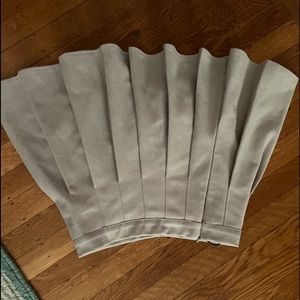 Cider beige plated skirt